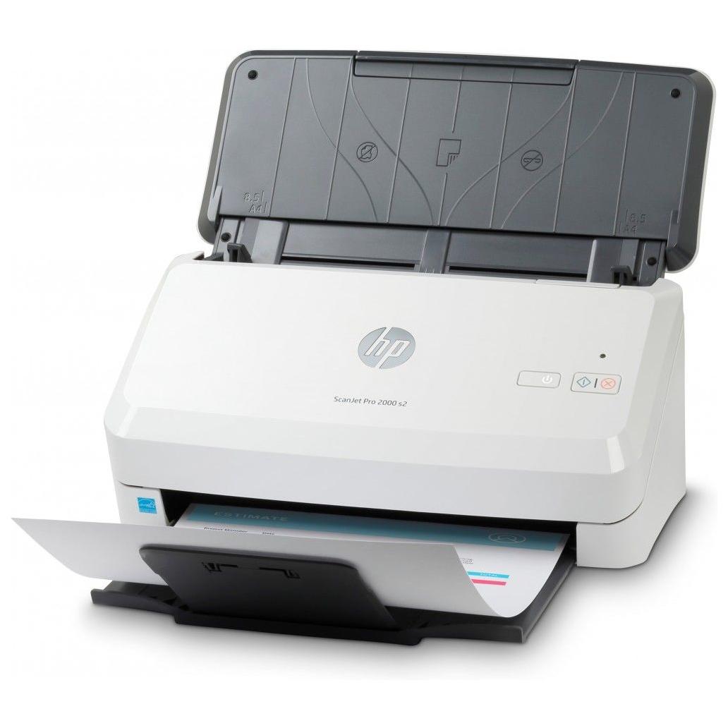 Escáner HP Scanjet Pro 2000 S2, 600 X 600Dpi, Escáner Color, Escaneado Dúiplex, Usb, Negro/Blanco 6Fw06A
