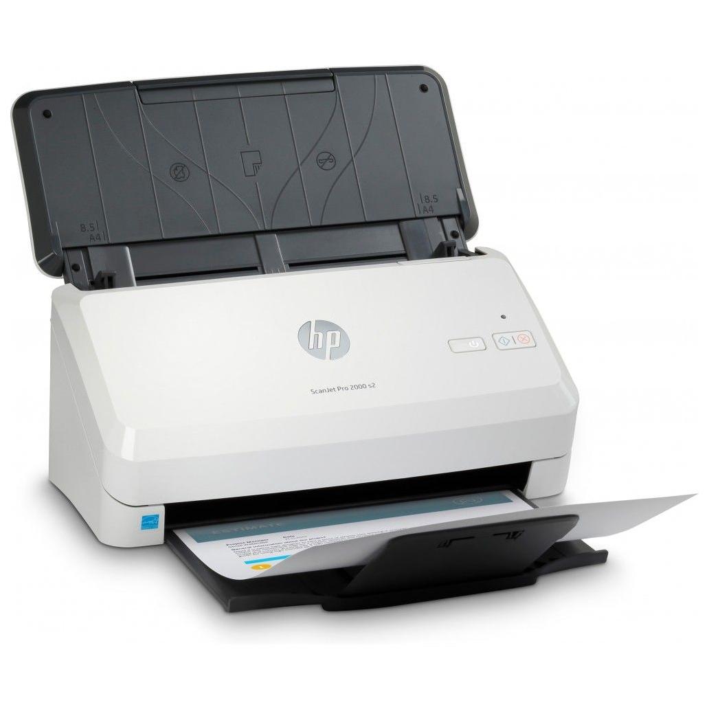 Escáner HP Scanjet Pro 2000 S2, 600 X 600Dpi, Escáner Color, Escaneado Dúiplex, Usb, Negro/Blanco 6Fw06A
