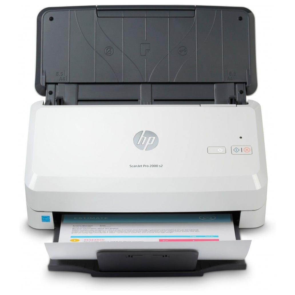 Escáner HP Scanjet Pro 2000 S2, 600 X 600Dpi, Escáner Color, Escaneado Dúiplex, Usb, Negro/Blanco 6Fw06A