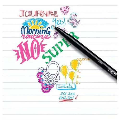 Rotulador Marcador Bic Intensity Extra Fino 0.4 Mm 10 Pzs