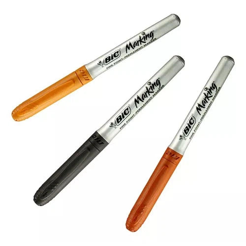 Marcadores Permanentes Bic Intensity Punto Fino 36 Unidades