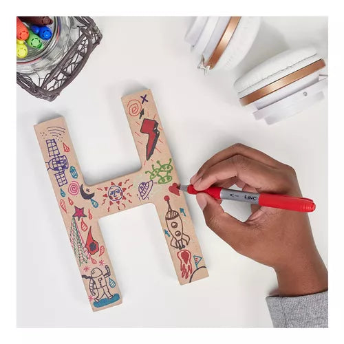 Marcadores Permanentes Bic Intensity Punto Fino 36 Unidades