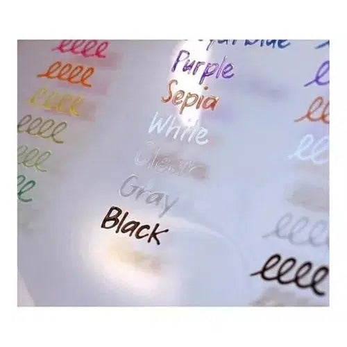 Kit De Plumas De Gel Sakura Gelly Roll Glaze Efecto 3d 12 Pz