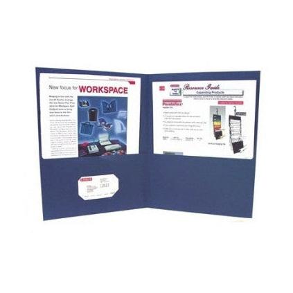 Esselte Portafolios Oxford con Doble Solapa, Tamaño Carta, Azul, 25 Piezas