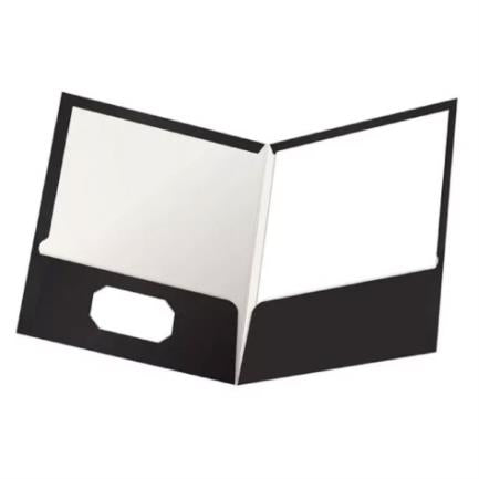 Esselte Fólder Plastificado 51706, Paquete de 25 Piezas, Negro