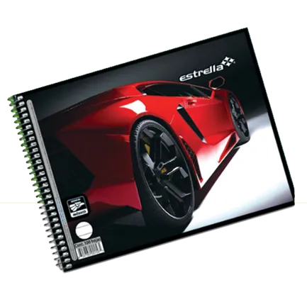 Estrella Cuaderno Forma Italiana de Raya, 100 Hojas