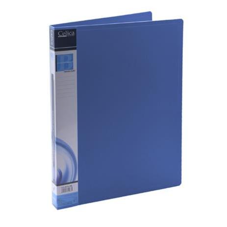 FOLDER PLASTICO CELICA C/BROCHE DE PALANCA CARTA AZUL