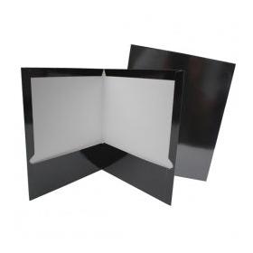 Esselte Fólder Plastificado 51706, Paquete de 25 Piezas, Negro