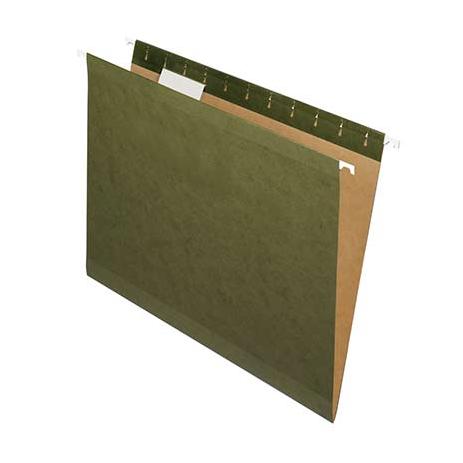 Folder Colgante Oxford Verde Tradicional Tamaño Carta C/25 Piezas