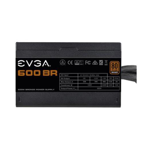 Fuente de Poder EVGA 0600-K1 80 PLUS Bronze, 24-pin ATX, 120mm, 600W