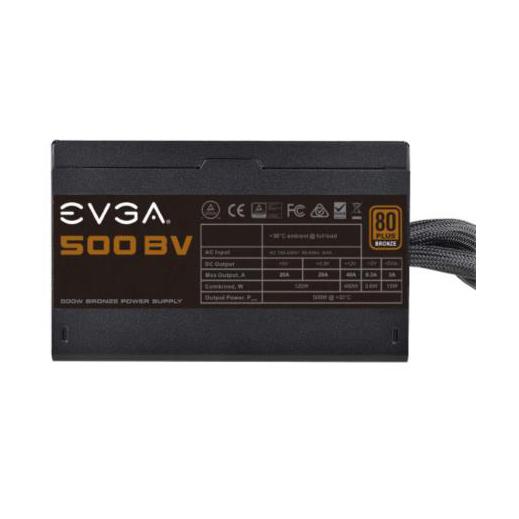Fuente de Poder EVGA 100-BV-0500-K1 80 PLUS Bronze, 24-pin ATX, 120mm, 500W