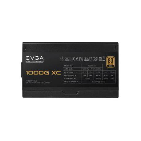 Fuente de Poder EVGA SuperNOVA 1000G XC 80 PLUS Gold, 24-pin ATX, 12VHPWR, 1000W