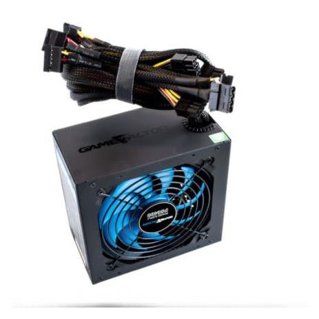 Fuente de Poder Game Factor PSG400 80 PLUS Bronze, 20+4 pin ATX, 120mm, 400W, Negro