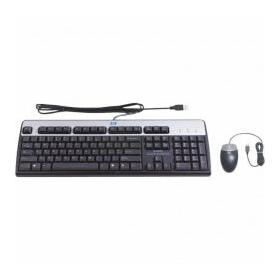 Kit de Teclado y Mouse HPE 631341-B21, USB, Negro (Inglés)