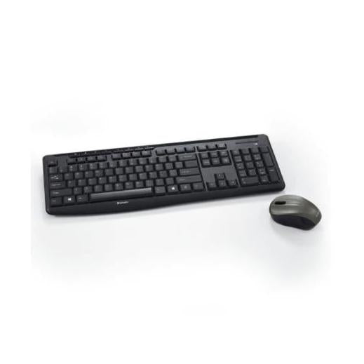 Kit de Teclado y Mouse Verbatim 99779, RF Inalámbrico, Negro (Ingles)