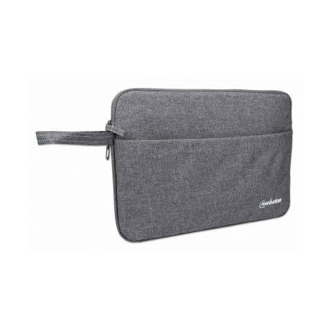 Manhattan Funda de Poliéster 439916 para Tablet 14.5", Gris