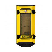 Gabinete ASUS TUF Gaming GT501 Demon Slayer con Ventana RGB, Midi Tower, ATX/EATX/Micro ATX/Mini-ITX, USB 3.1, sin Fuente, 4 Ventiladores Instalados, Amarillo