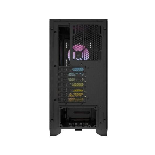 Gabinete Corsair 3000D RGB AIRFLOW con Ventana, Midi-Tower, ATX, USB 3.2, sin Fuente, 3 Ventiladores RGB Instalados, Negro