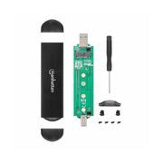 Manhattan Gabinete de SSD M.2, USB-A/USB-C, Negro