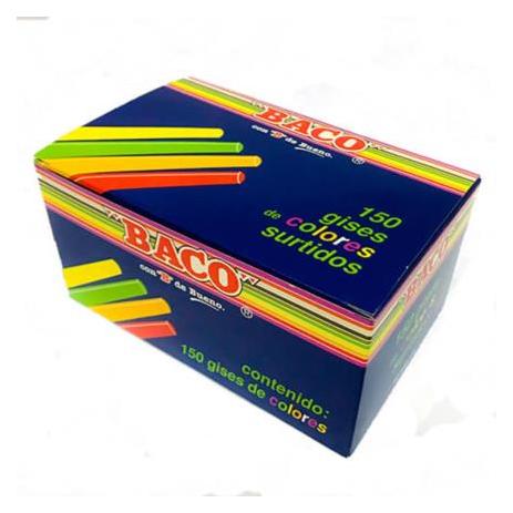 GIS BACO COLORES TIC-150 CAJITA C/150 PIEZAS