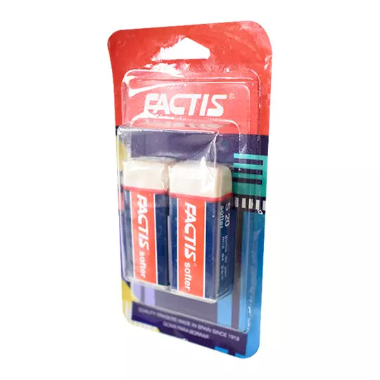 Goma Factis S20 con faja de cartón blíster 2 piezas