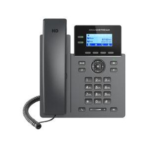 GrandStream Teléfono IP GRP2602P con Pantalla 2.21", 2 Líneas, Altavoz, Negro