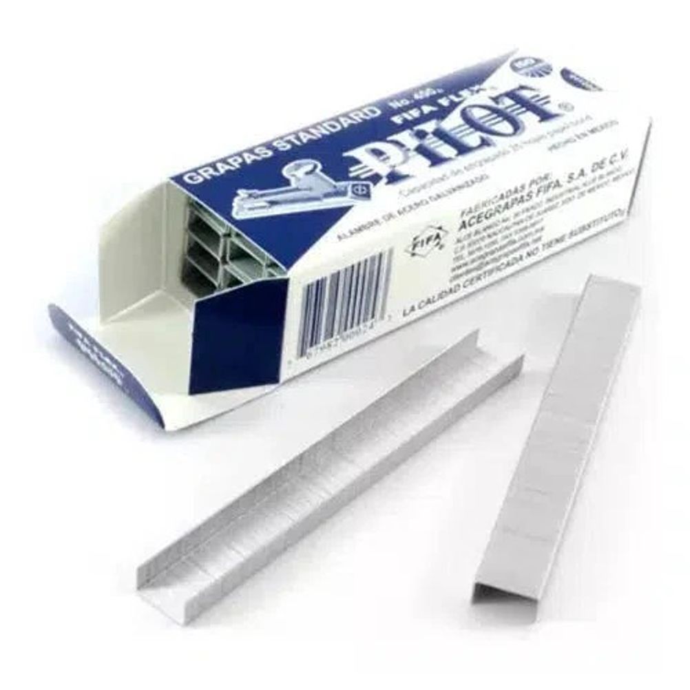 Grapas Standard Fifa Flex 26/6 No. 400 Pilot con 5040 Grapas.