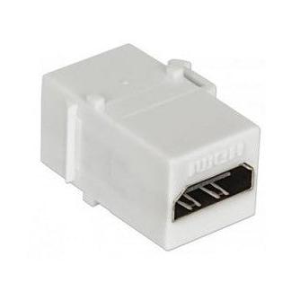 Intellinet HDMI Inline Coupler, Tipo Keystone, HDMI Hembra, Blanco