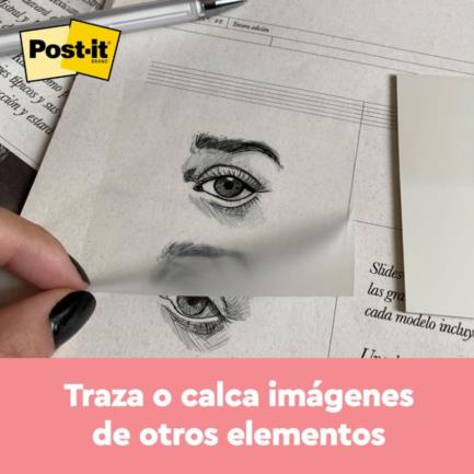 Notas Adhesivas 3M Post It Cuadrado (2.8x2.8") Transparente Blanco 36 Hoja(s) Blister