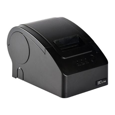 EC Line EC-PM-58110, Impresora de Tickets, Térmica Directa, USB/Serial, Cortador Manual, Negro