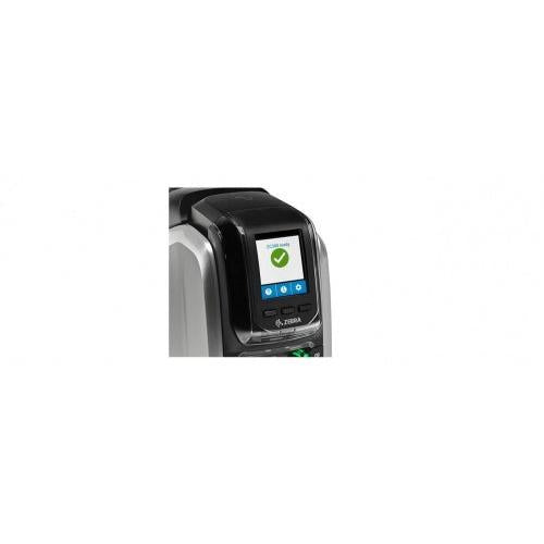 Impresora de Credenciales Zebra ZC300 Color Sublimación/Transferencia Térmica 300 x 300 DPI Inalámbrica/Alámbrica Wifi /USB 2.0 Negro, Plata Incluye 200 Tarjetas PVC