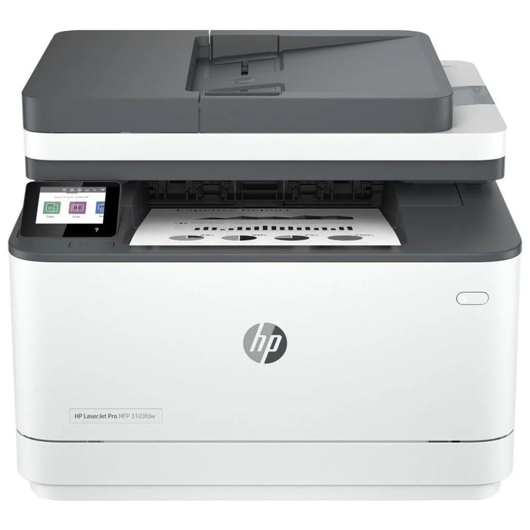 Impresora Multifuncional HP LaserJet Pro MFP 3103fdw Printer Monocromática Laser Dúplex Blanco, Negro