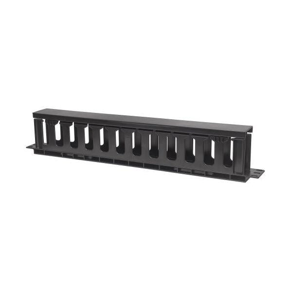 Intellinet Organizador de Cables Horizontal, 1U, RJ-45, Negro