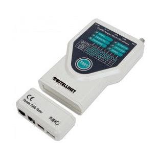 Intellinet Probador de Cables 5 en 1, RJ-11 / RJ-45/ USB/ BNC/ Firewire