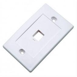 Intellinet Tapa para Caja (Faceplate) 163286, Montaje al Ras, 1 Salida, Blanco