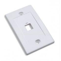 Intellinet Tapa para Caja (Faceplate) 163286, Montaje al Ras, 1 Salida, Blanco