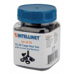 Intellinet Tornillos con Tuercas para Rack/Gabinete, 50 Piezas
