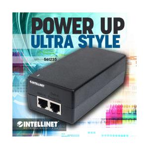 Intellinet Inyector de Corriente PoE Gigabit 561235, 60W, 2x RJ-45