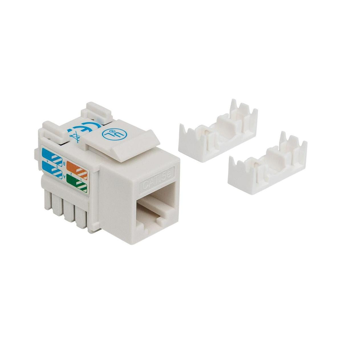 Intellinet Jack Categoría 5e, RJ-45, Blanco