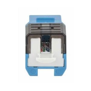 Intellinet Jack de Red Cat6a, UTP, RJ-45, Azul/Negro