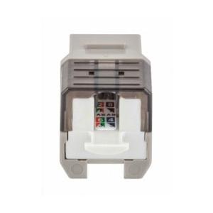 Intellinet Jack de Red Cat6a, UTP, RJ-45, Gris