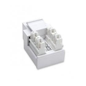 Intellinet 210843 Jack para Telefonía de Impacto, RJ11/12, Blanco