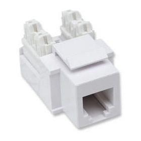 Intellinet 210843 Jack para Telefonía de Impacto, RJ11/12, Blanco
