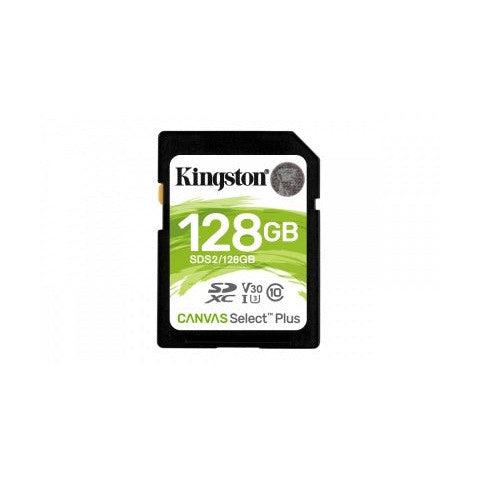 Memoria Flash Kingston Canvas Select Plus, 128GB SDXC UHS-I Clase 10