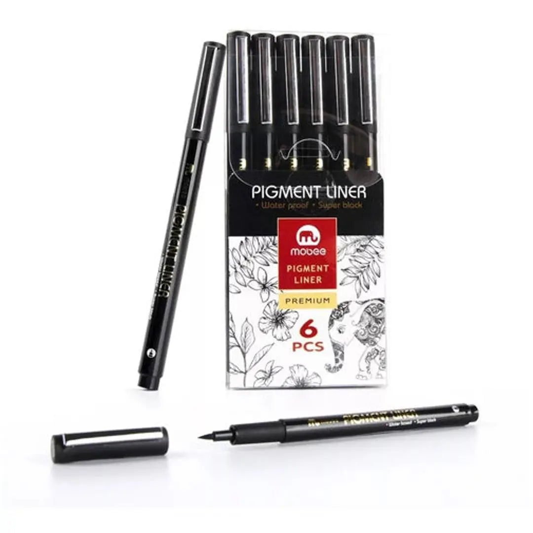 Kit Estilógrafo Profesional Negro Puntas Diferentes