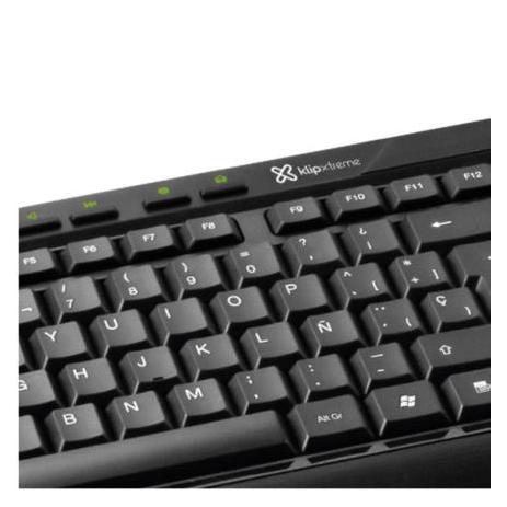Kit de Teclado y Mouse Klip Xtreme DeskMate, Alámbrico, USB, Negro (Español)