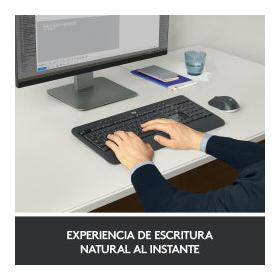 Kit de Teclado y Mouse Logitech MK540 Advance, RF Inalámbrico, USB, Negro/Blanco (Español)