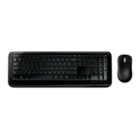 Kit de Teclado y Mouse Wireless Desktop 850, RF Inalámbrico, Negro (Español)