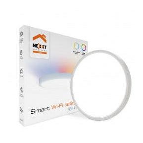 Nexxt Solutions Lámpara LED Inteligente para Techo NHB-C810, Regulable, Interiores, WiFi, Luz RGB, 24W, 2250 Lúmenes, Blanco, para Casa