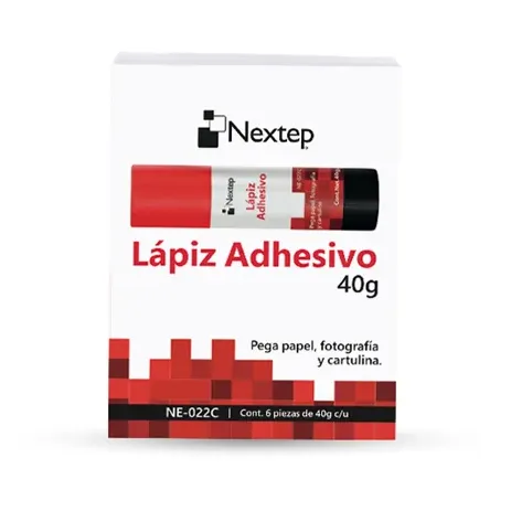 Lapiz Adhesivo Nextep 40 Gramos C/6